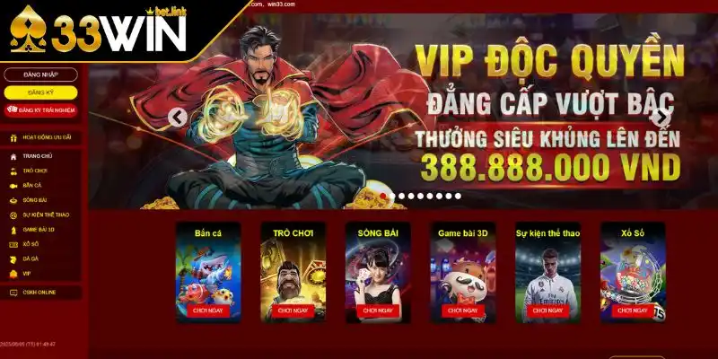 Đăng nhập 33WIN trên điện thoại