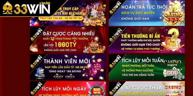Mẹo nhận khuyến mãi 33WIN
