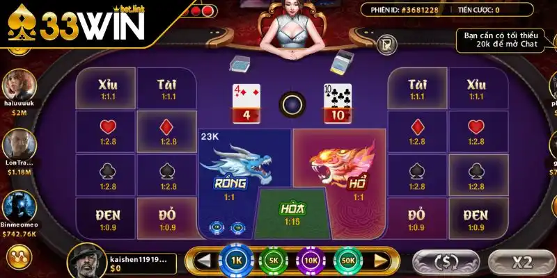 Thuật ngữ trong game Rồng Hổ