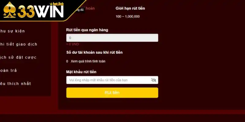 Lý do rút tiền bị từ chối